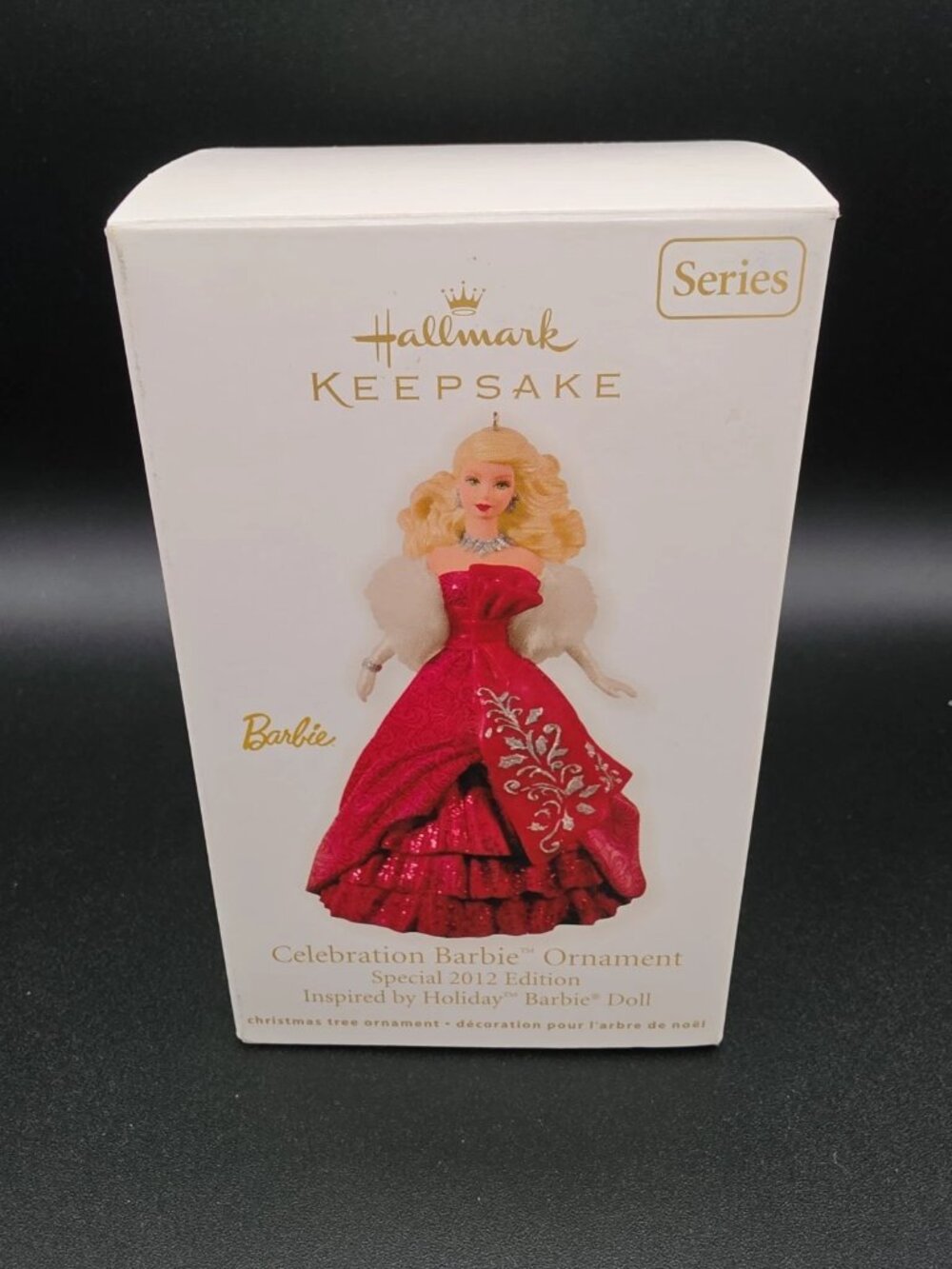 Hallmark Celebration Barbie Ornament Red 2012 Special Edition Keepsake NIOB